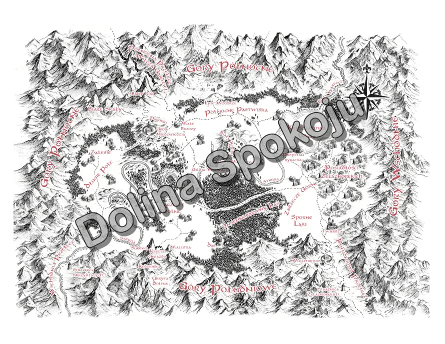 Mapka „Doliny Spokoju” (plik do wydruku)